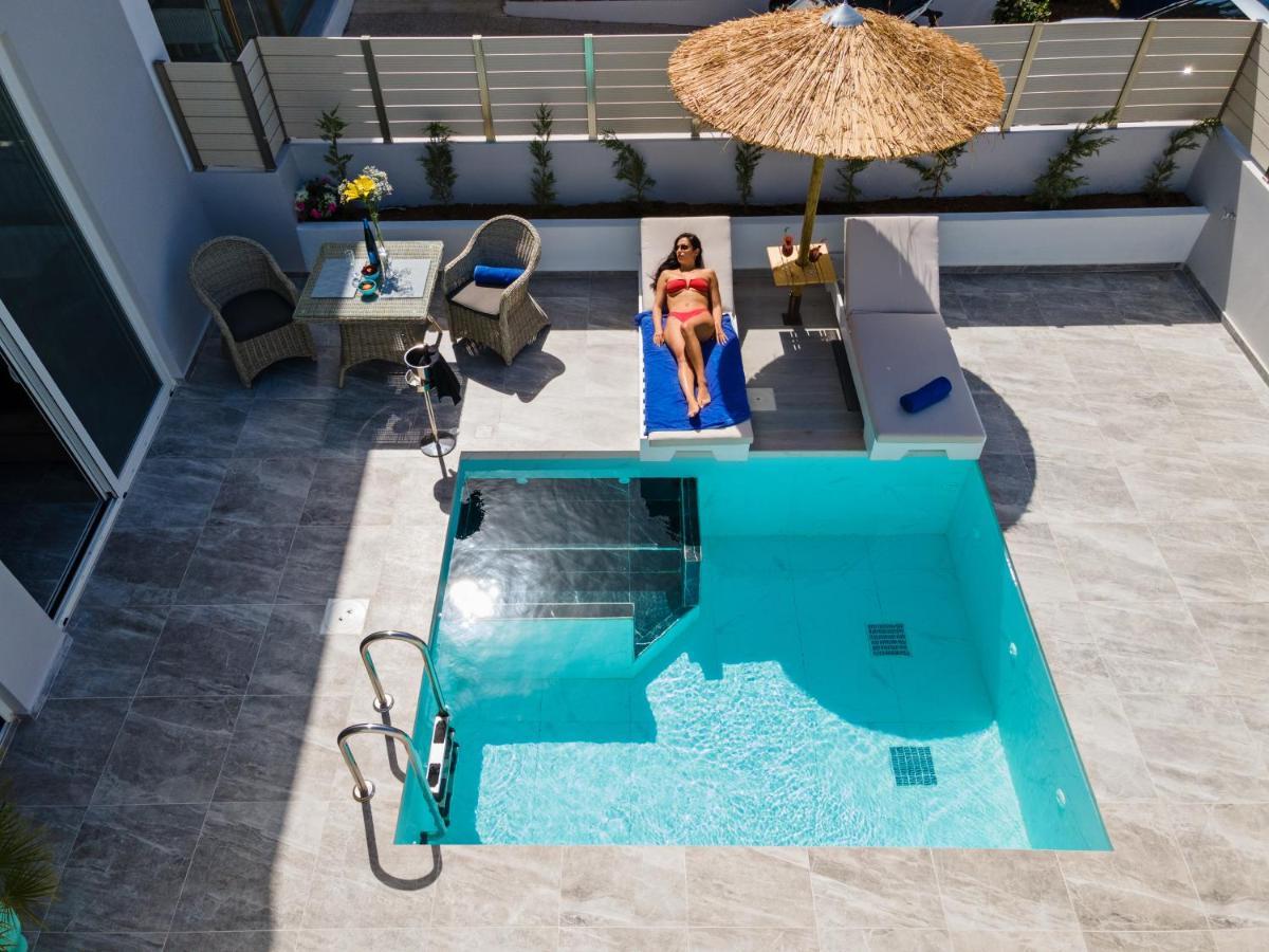 Delfina Boutique Hotel Paralia Kourna Bagian luar foto