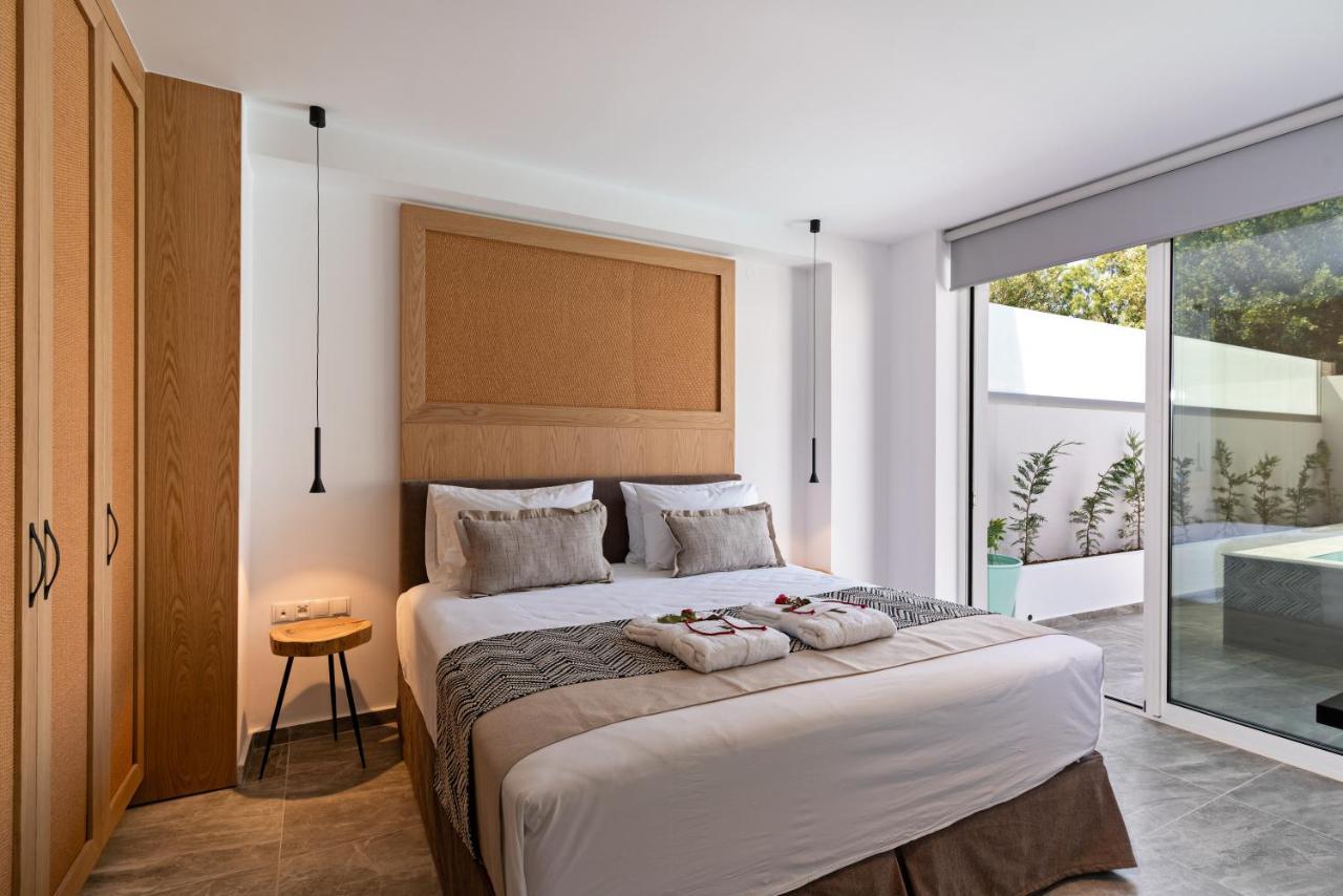 Delfina Boutique Hotel Paralia Kourna Bagian luar foto