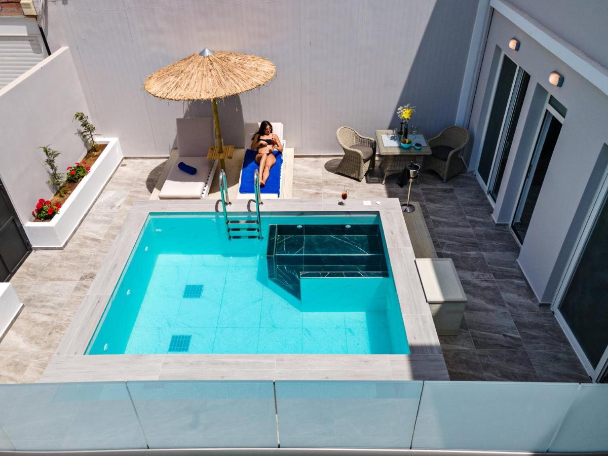 Delfina Boutique Hotel Paralia Kourna Bagian luar foto
