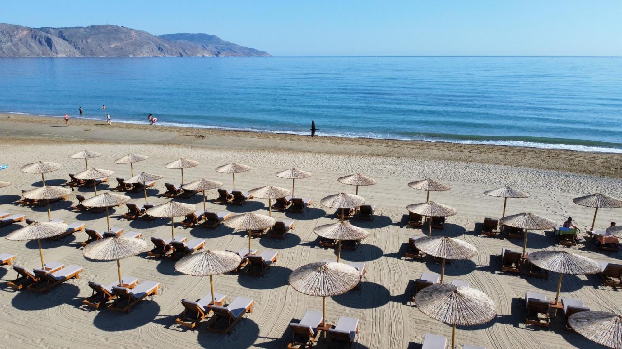 Delfina Boutique Hotel Paralia Kourna Bagian luar foto